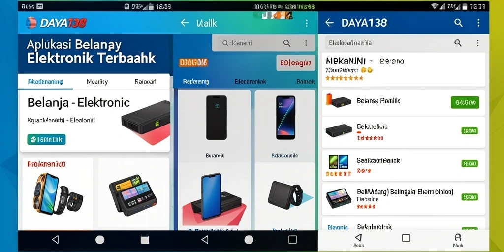 Tampilan antarmuka DAYA138 yang sederhana dan menarik.