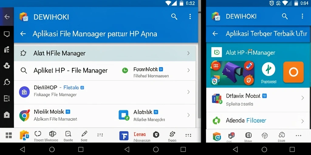 Tampilan antarmuka DEWIHOKI yang mudah dan fungsional.